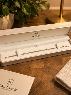 14K Solid Yellow Gold Mariner Link Bracelet 5.34g 8” Men’s Unisex